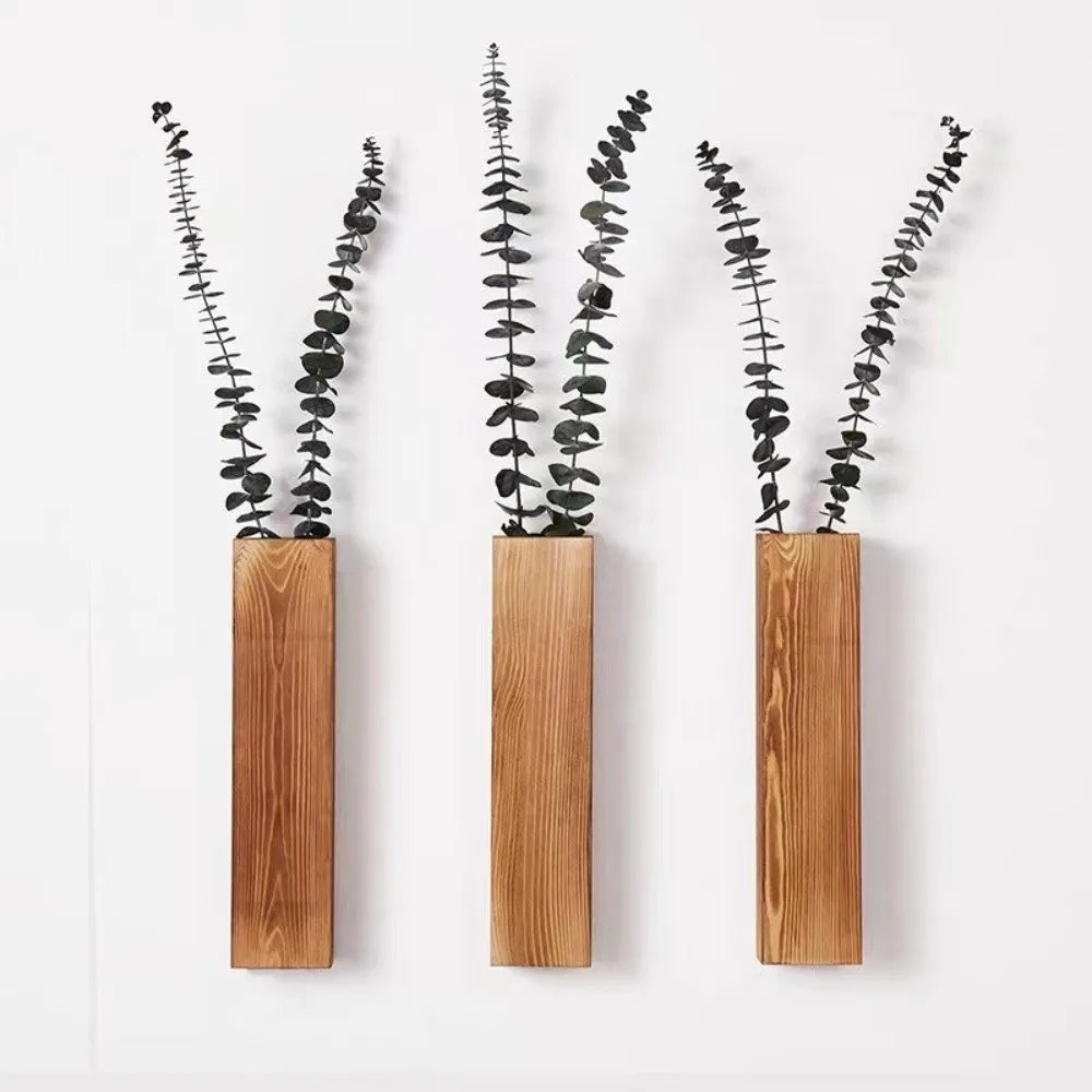 Wooden Wall Planter, view 2