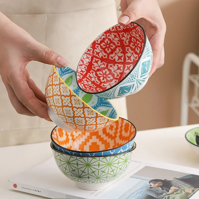 Mixed-Pattern Small Bowl Set, view 2
