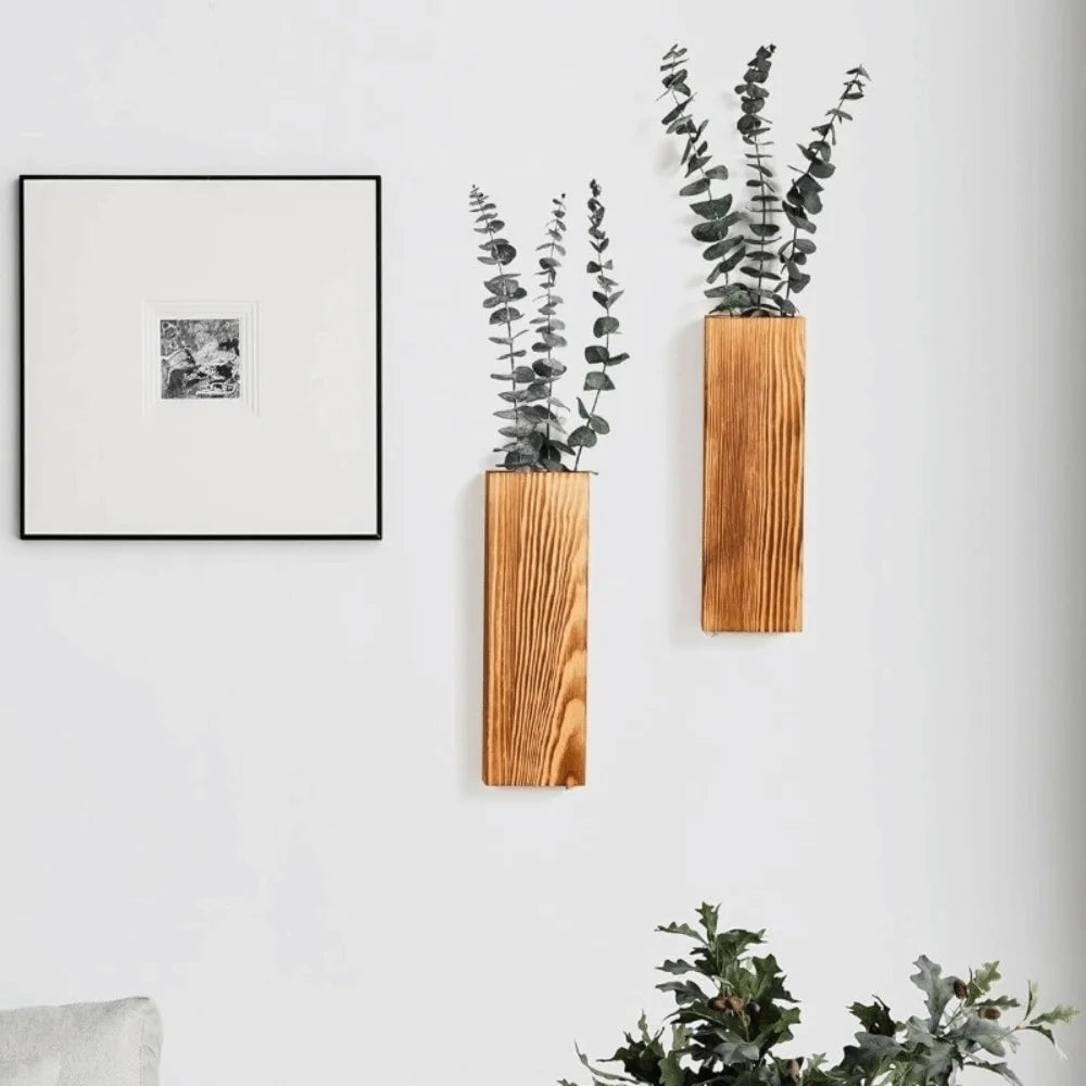 Wooden Wall Planter, view 3