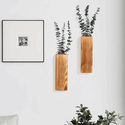 Wooden Wall Planter, view 3