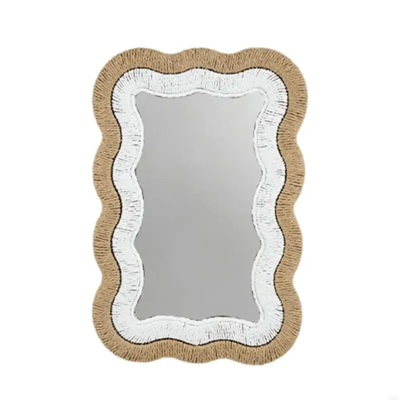Two-Tone Woven Wall Mirror, view 3