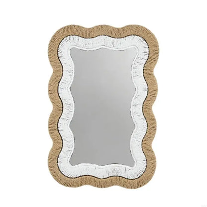 Two-Tone Woven Wall Mirror, view 3