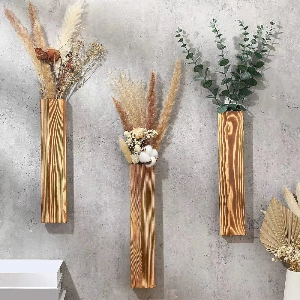 Wooden Wall Planter, view 4