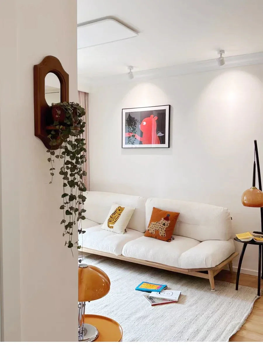 Wooden Mirror Wall Shelf, view 3