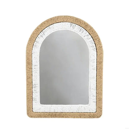 Two-Tone Woven Wall Mirror, view 4