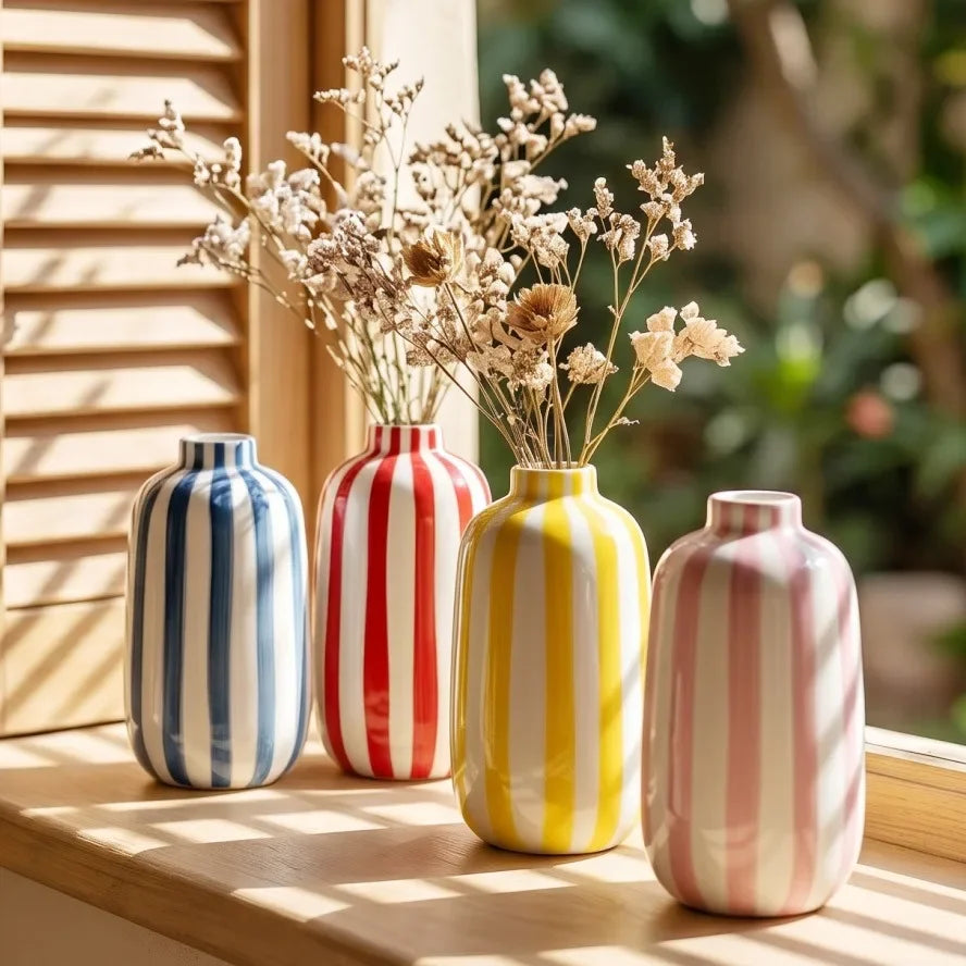 Striped Bud Vase, view 2